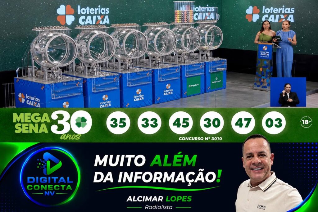 Mega-Sena de 30 anos tem prêmio histórico dividido entre Fortaleza e Rio de Janeiro!