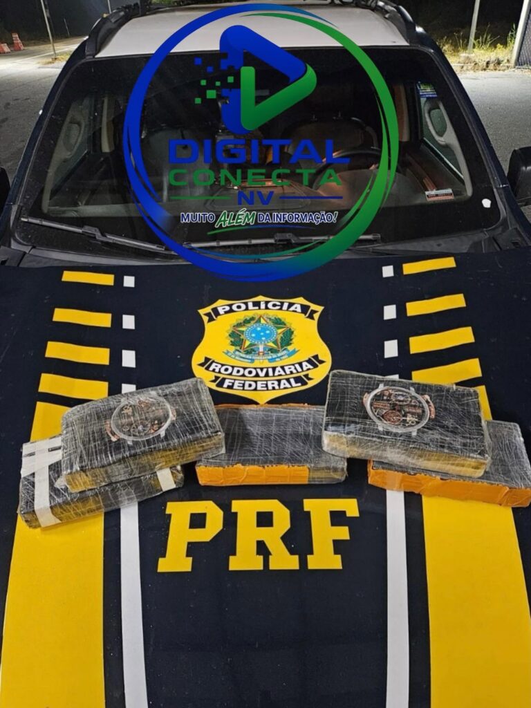 PRF apreende 5 kg de cocaína escondidos em carro na BR-262, no ES!