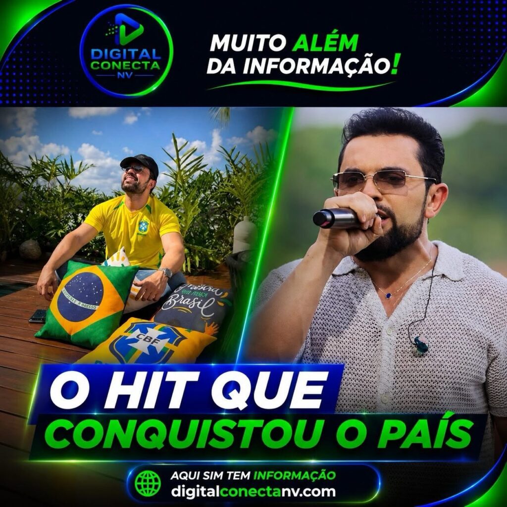 Cantor de Tocantins conquista o Brasil e assume o topo das paradas musicais!