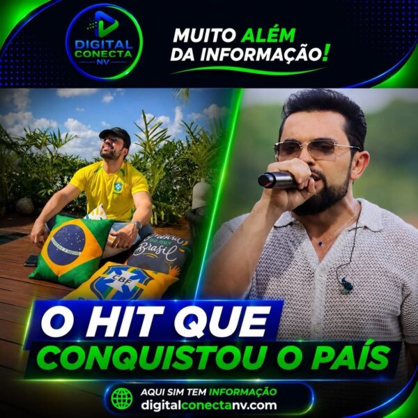 Cantor de Tocantins conquista o Brasil e assume o topo das paradas musicais!
