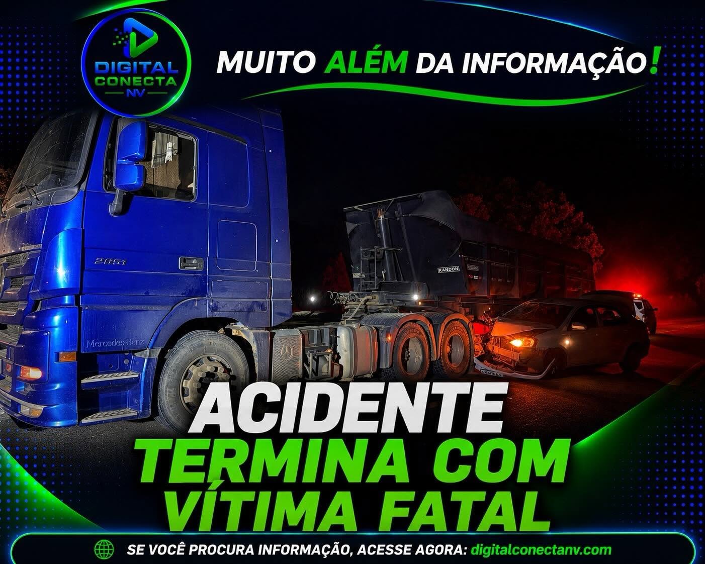 Idoso morre em grave acidente envolvendo moto, carro e caminhão no Norte do ES!