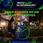 Motorista fica preso às ferragens após violenta batida no km 37 em São Mateus!