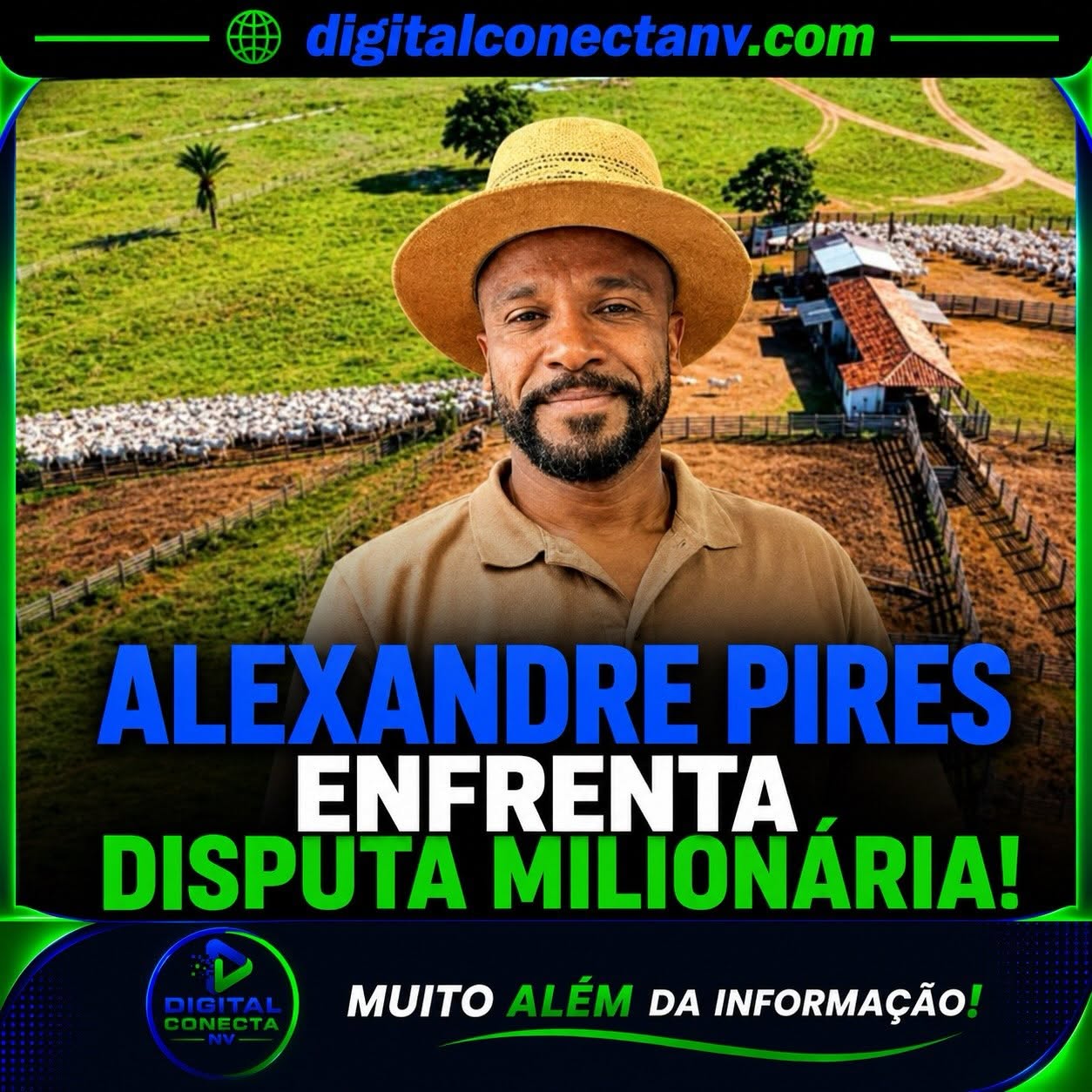 Fazenda de Alexandre Pires vira alvo de disputa milionária na Justiça!