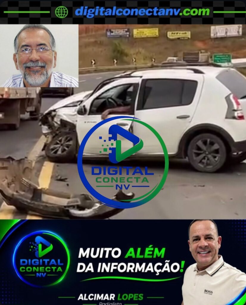 Ex-prefeito de Nova Venécia Japonês, fica ferido em acidente na BR-259!
